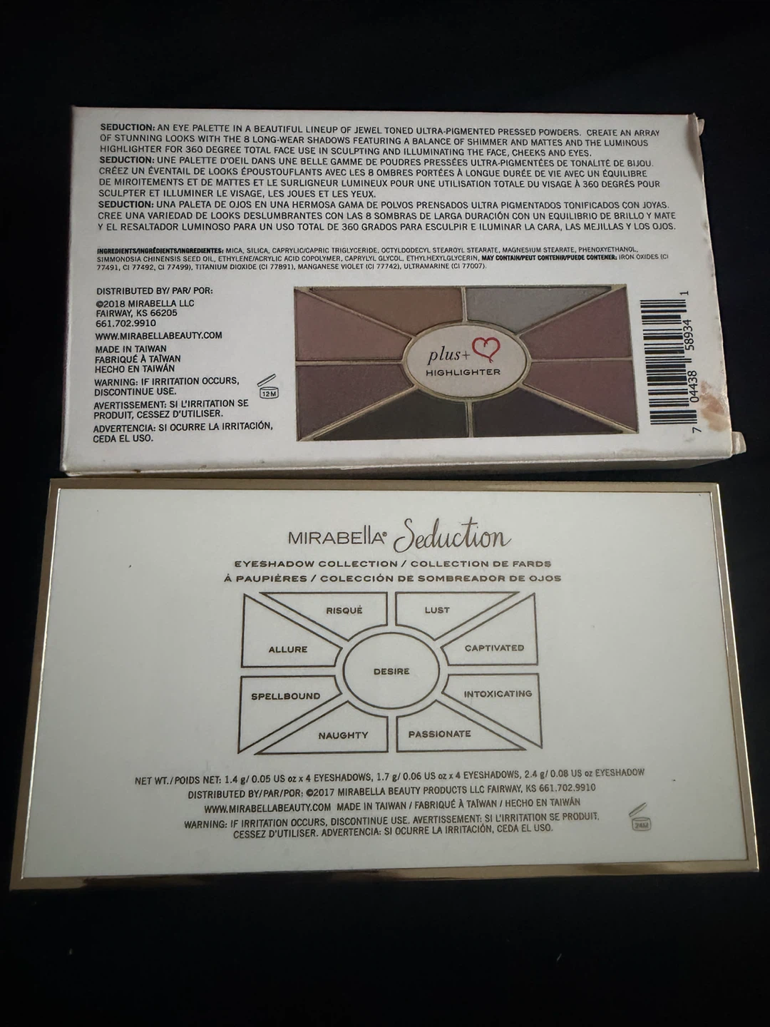 Mirabella Seduction Eyeshadow Collection Palette - photo 3