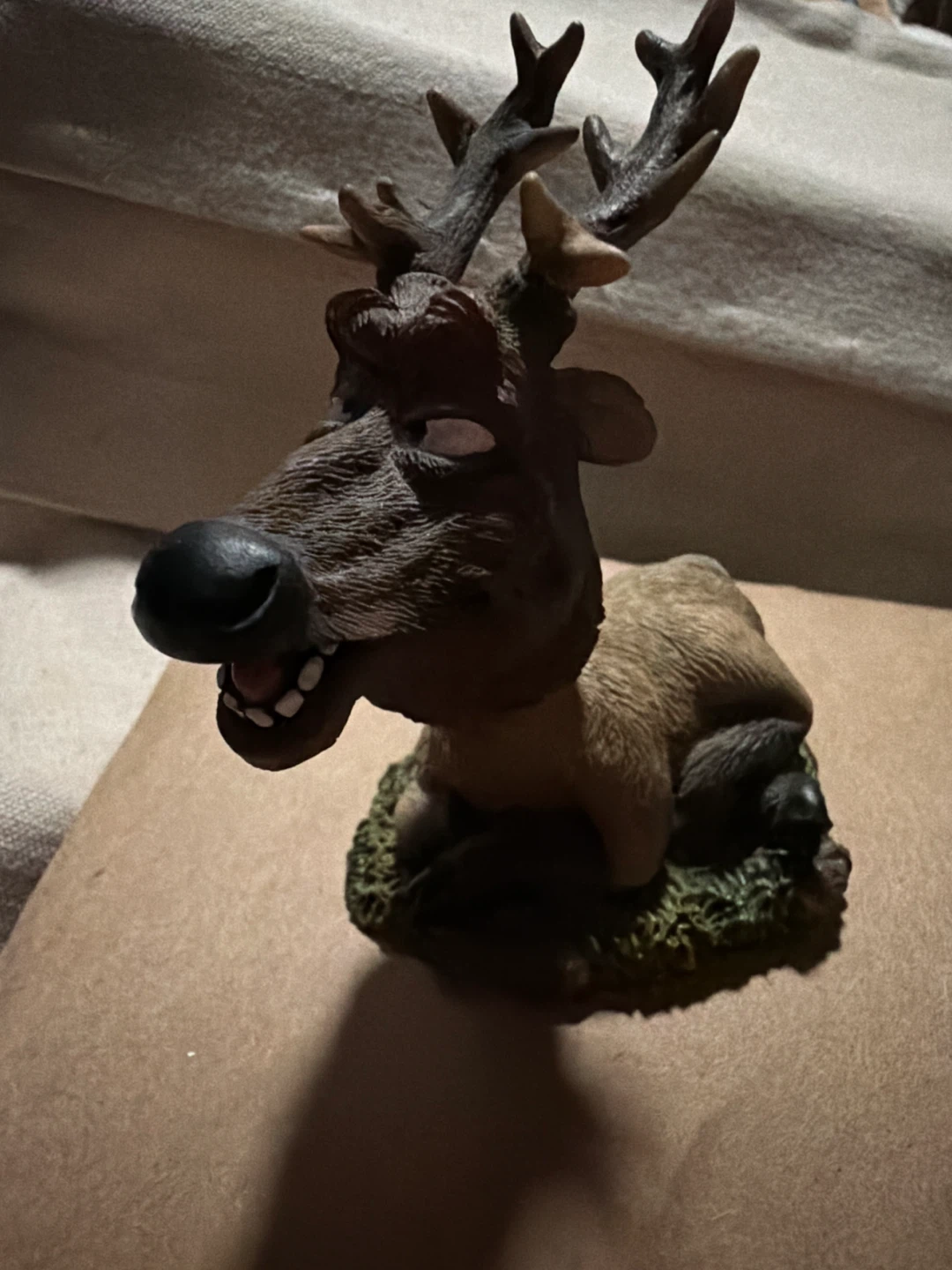 Swibco Mini Bobble Head Elk - Collectible Animal Figurine