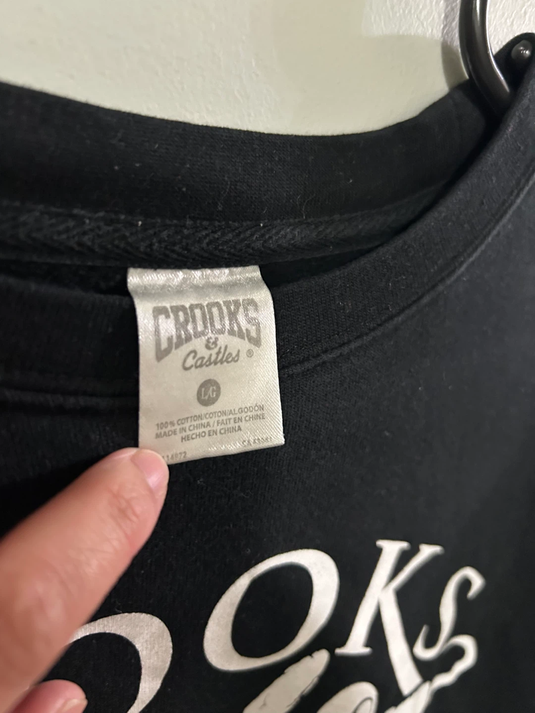 Crooks & Castles Black Graphic Sweatshirt - photo 3