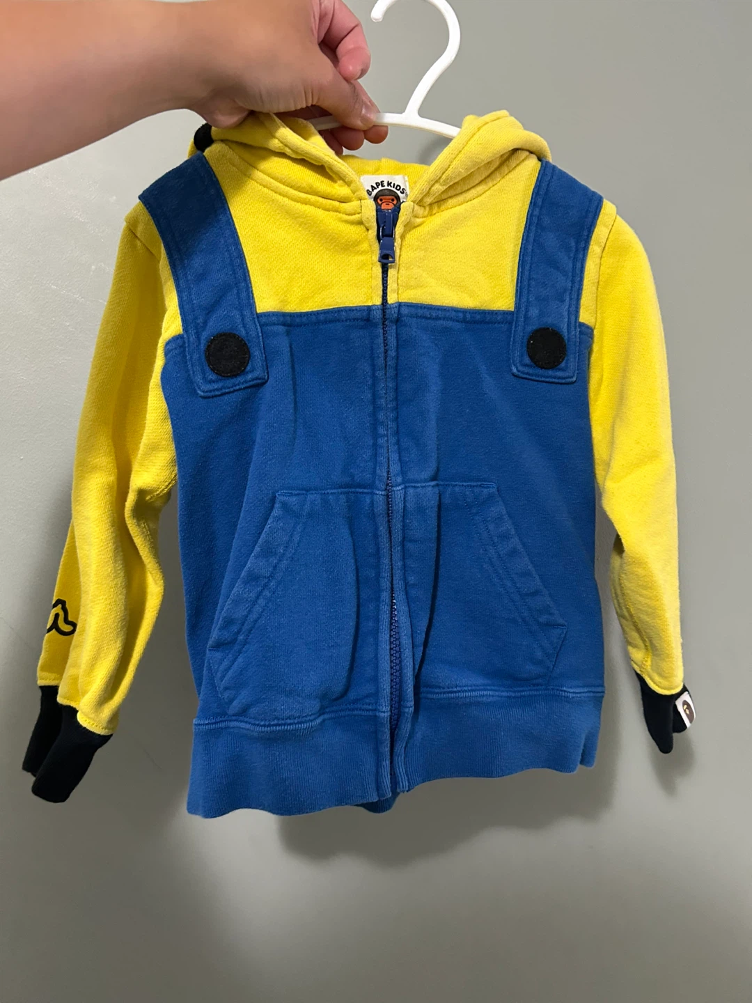 Bape Kids x Minions Hoodie Size 2T-3T