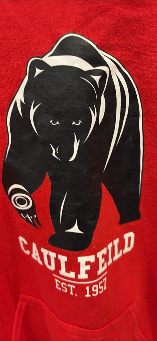 Caulfeild School Red Hoodie - photo 2