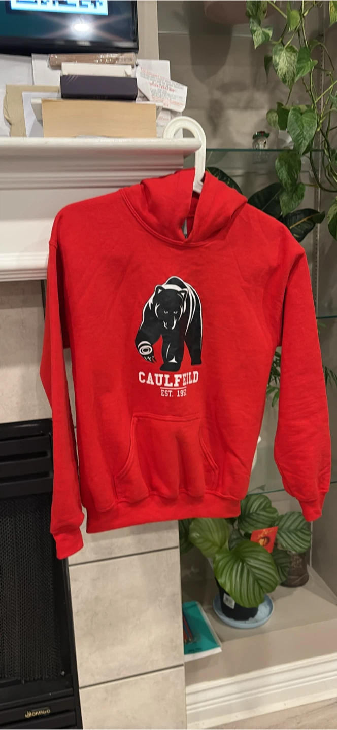 Caulfeild School Red Hoodie - photo 3