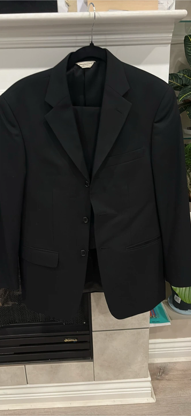 Pronto Uomo Black Suit Jacket