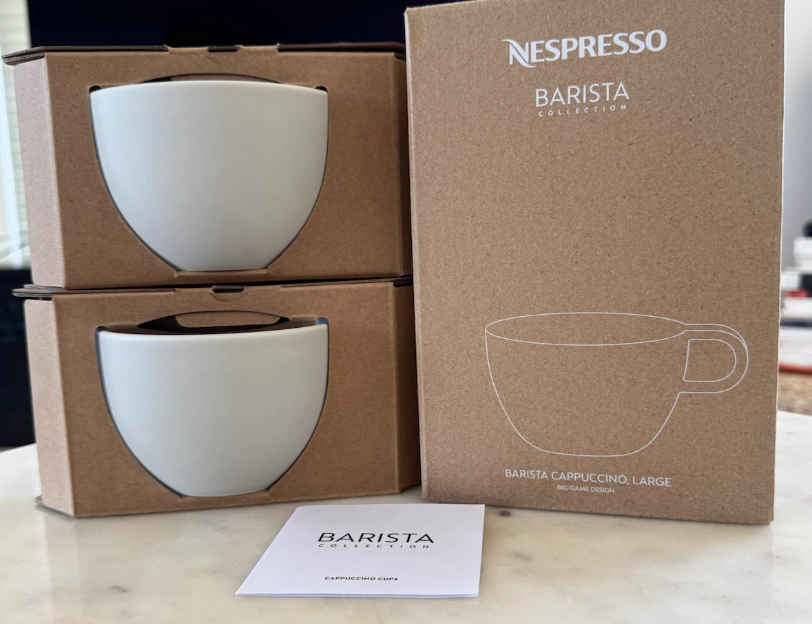 Nespresso Barista Collection Large Cappuccino Cups