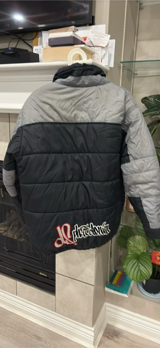Phat Farm Puffer Jacket Black and Grey - photo 3