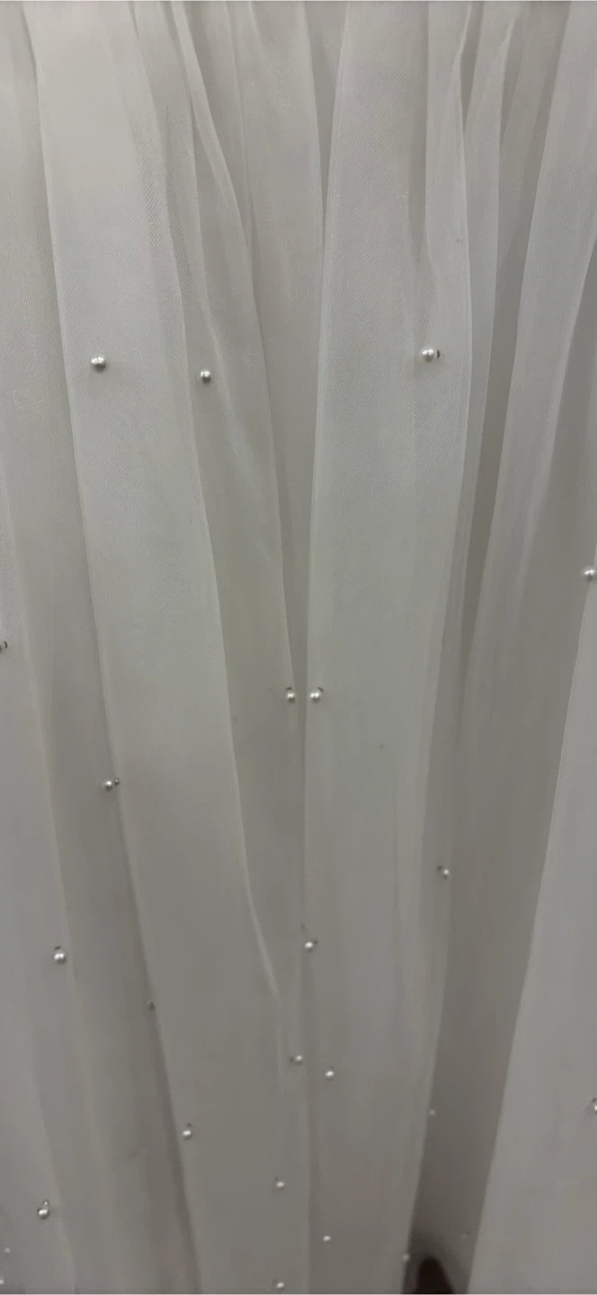 Brand new White Dress with Pearl Accents - photo 4