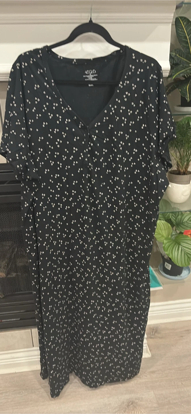 Voglo black Pj with white print - photo 2