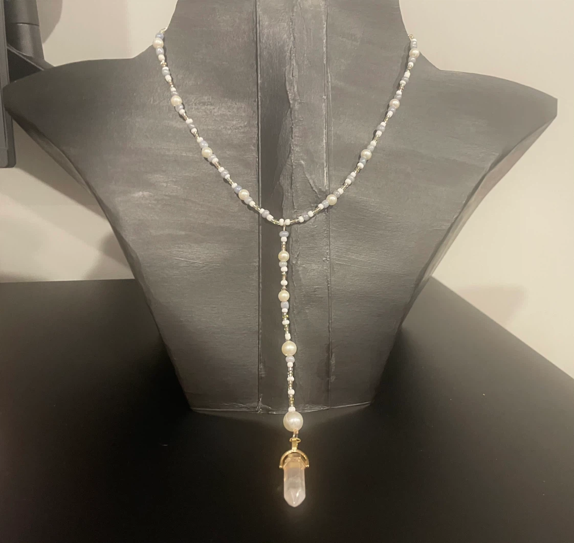 Crystal Quartz Beaded Necklaces - photo 5