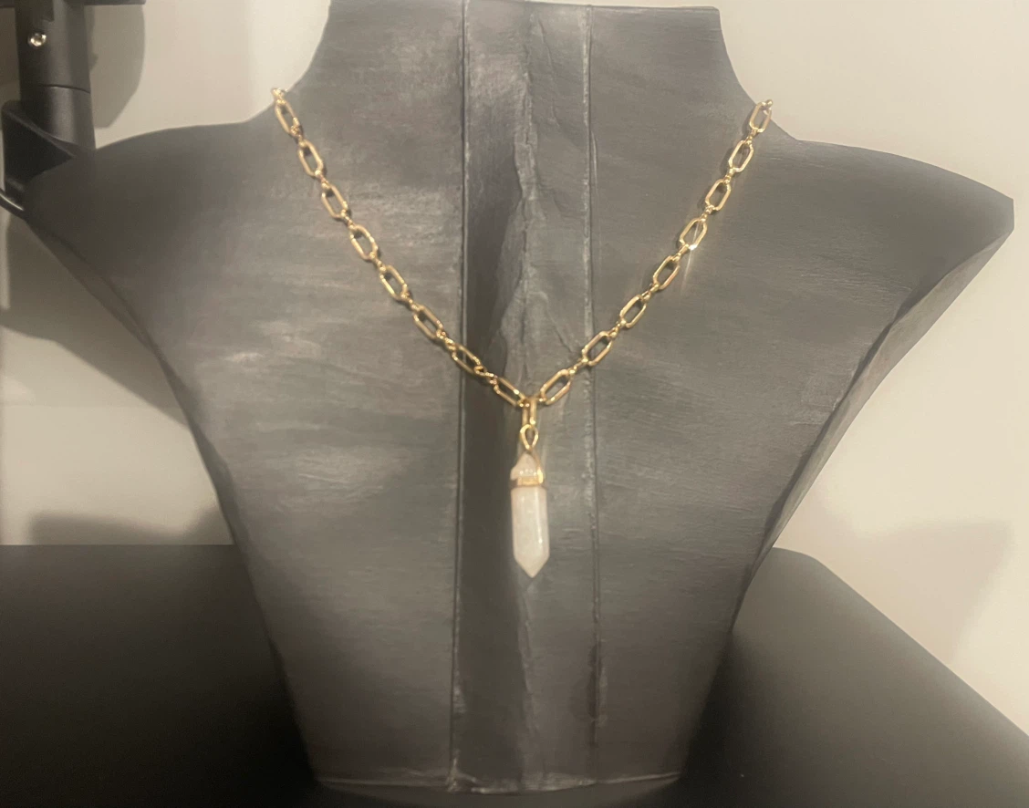 Crystal Quartz Point Necklaces - photo 3