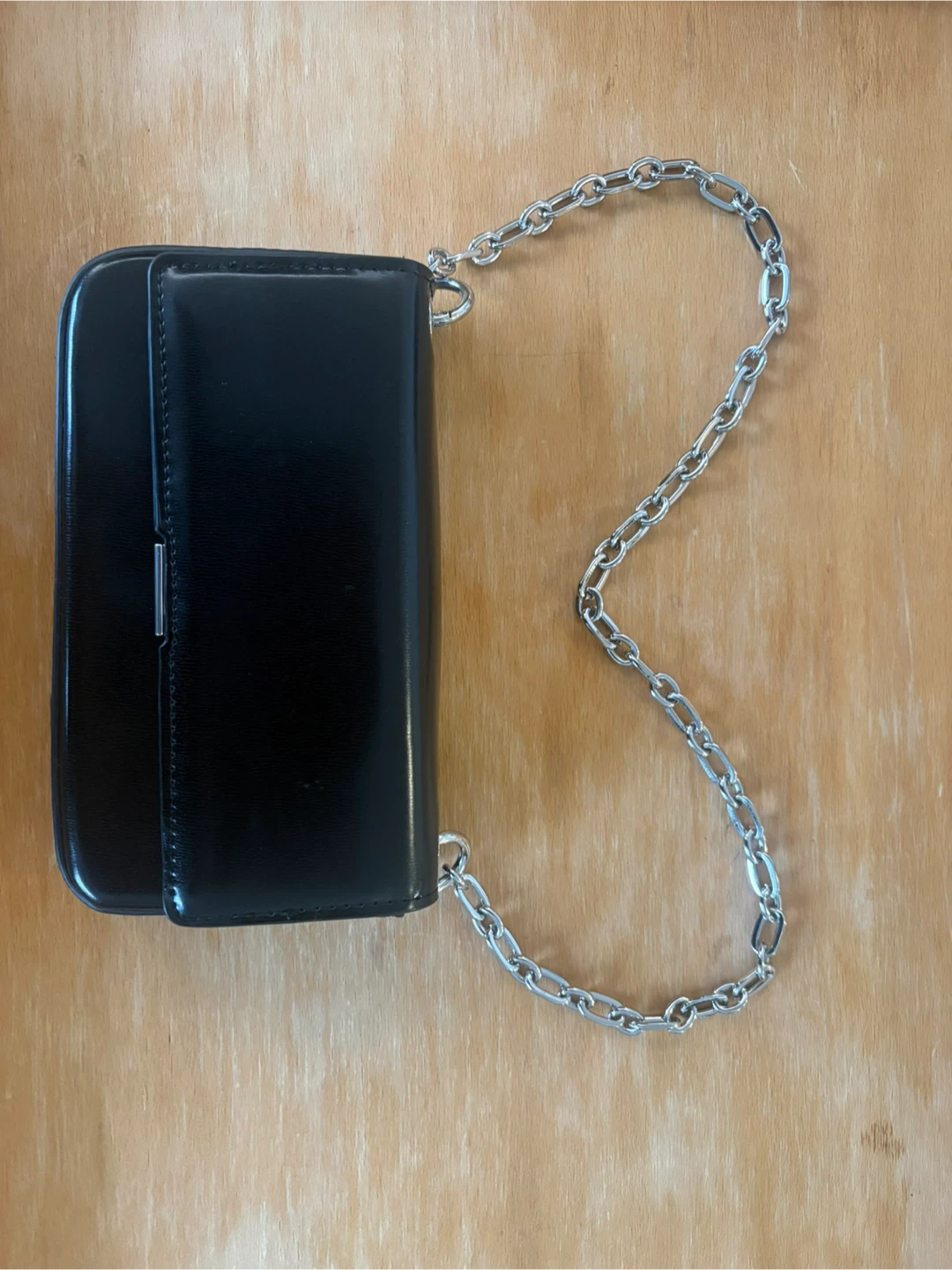 Black structured crossbody bag - photo 2
