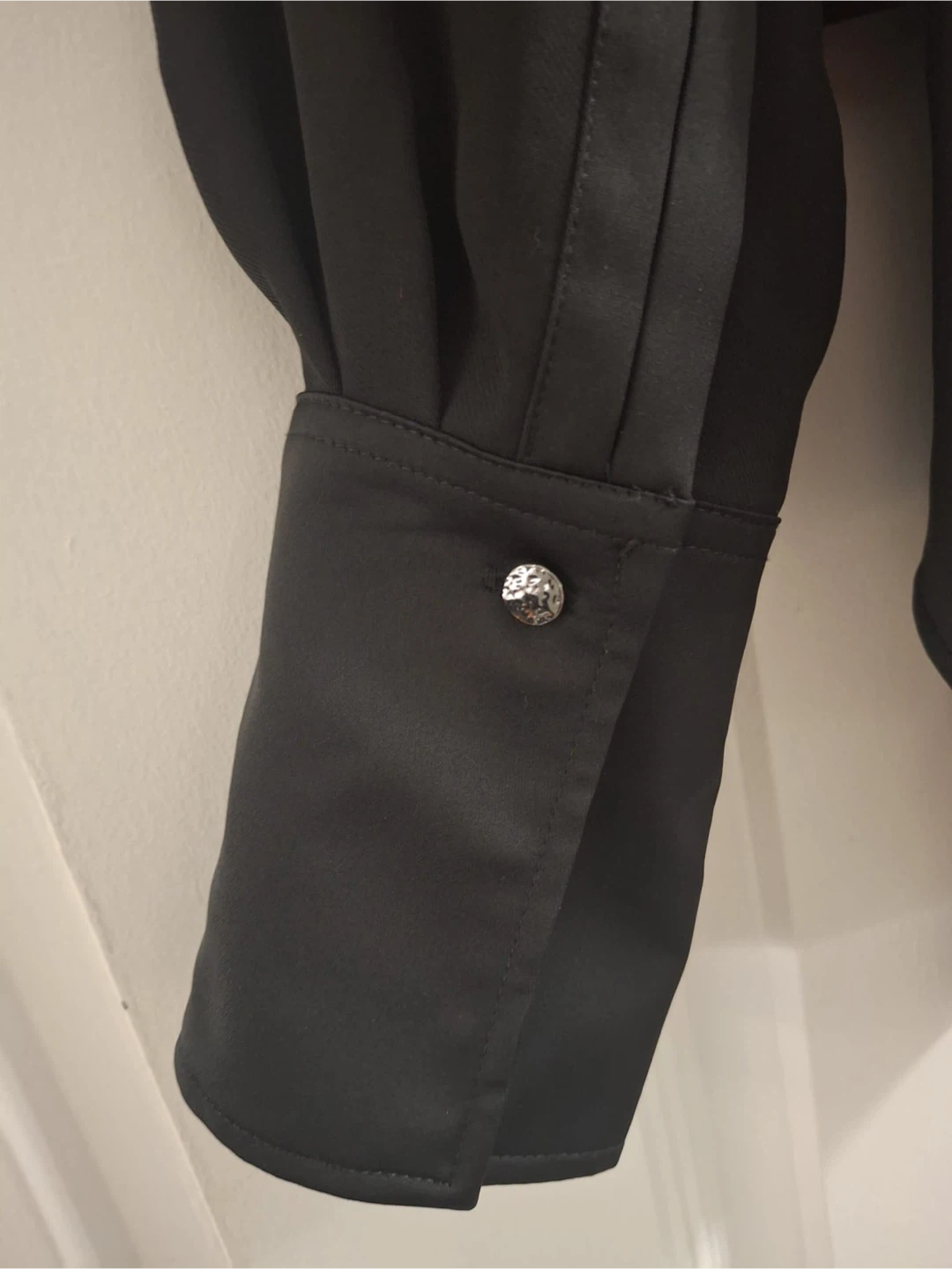 Mango Black Wrap Blouse - photo 3