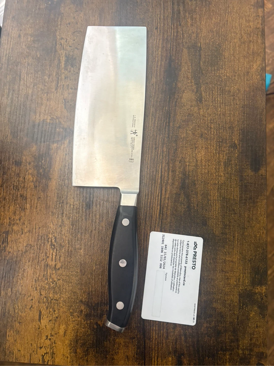 J.A. Henckels International Forged Premio Cleaver