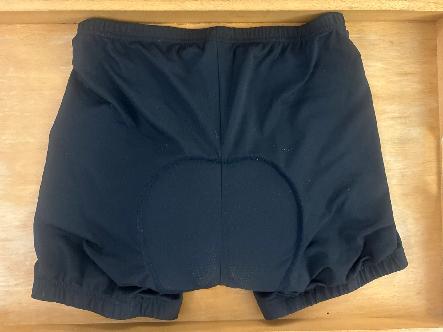 Black Cycling Shorts with Blue Gel Pad - photo 2