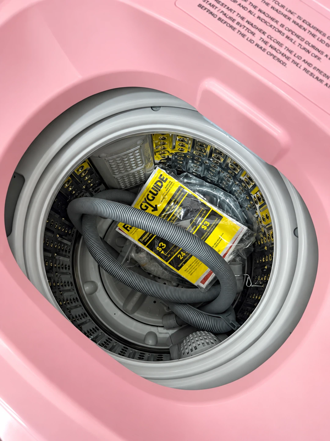 Costway Portable Washing Machine 8lbs Pink - photo 2