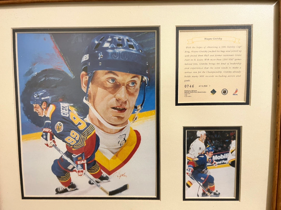 Wayne Gretzky Limited Edition KRSI Collectibles Framed Print