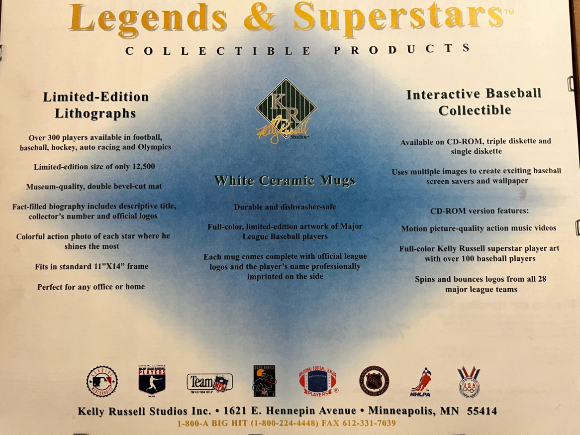 Wayne Gretzky Legends & Superstars Lithograph - photo 4