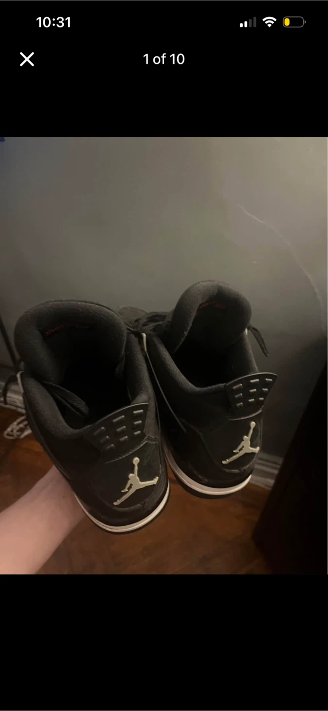 Jordan 4 Retro Black Canvas - photo 2