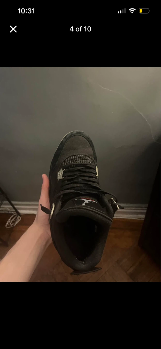 Jordan 4 Retro Black Canvas - photo 5