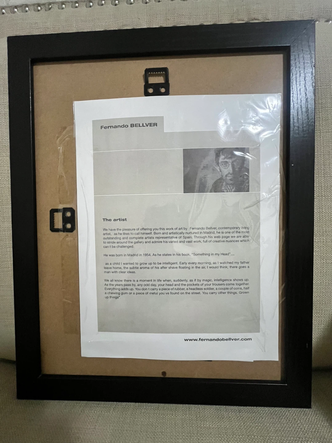 Fernando Bellver framed print - photo 2