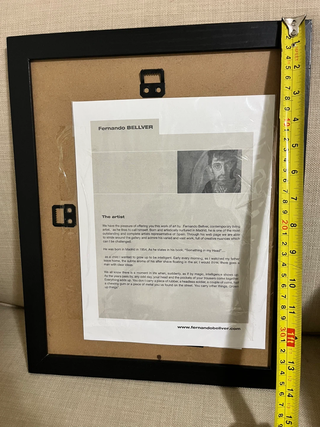 Fernando Bellver framed print - photo 4