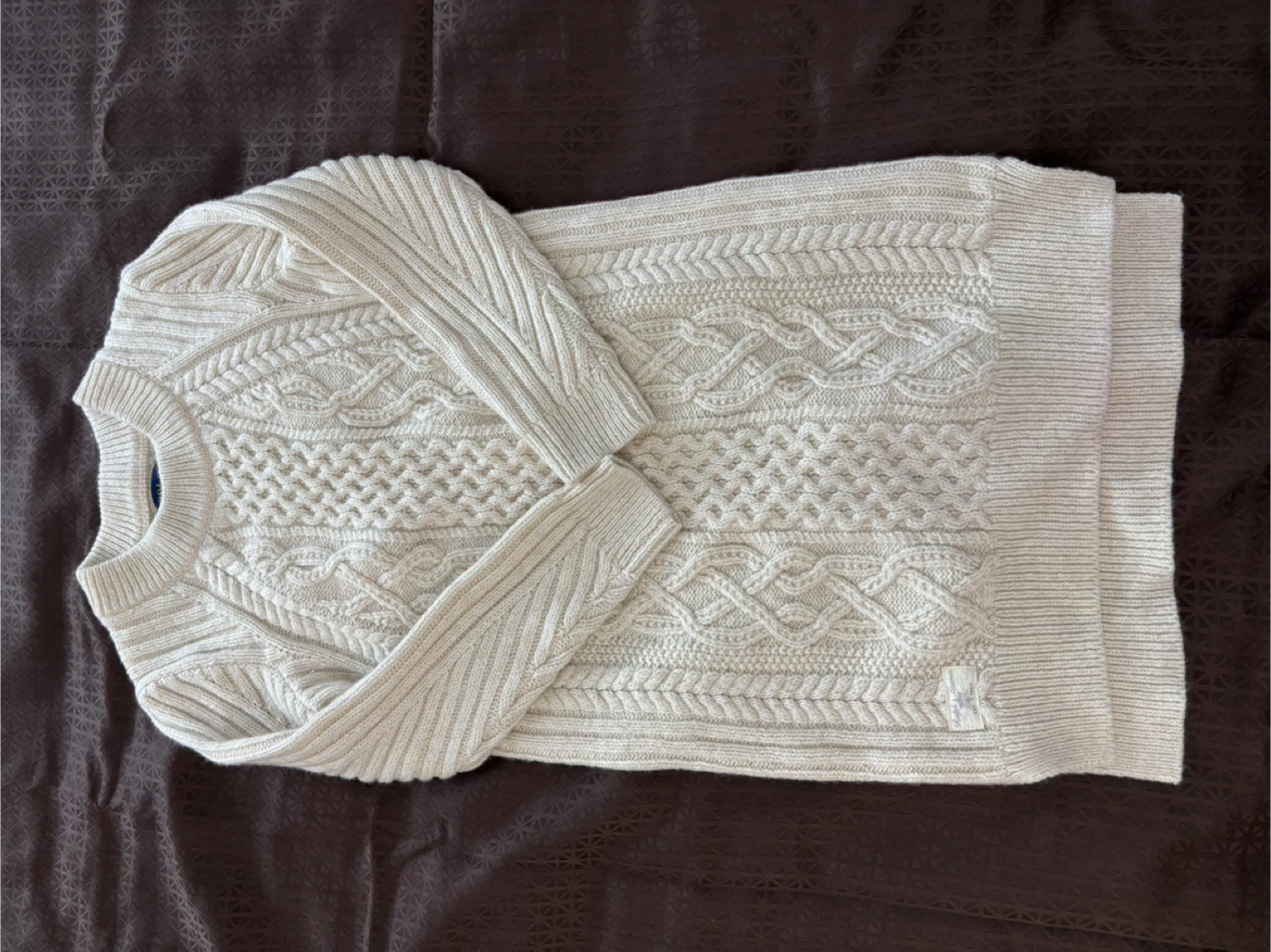 Polo Ralph Lauren Cream Cable Knit Sweater