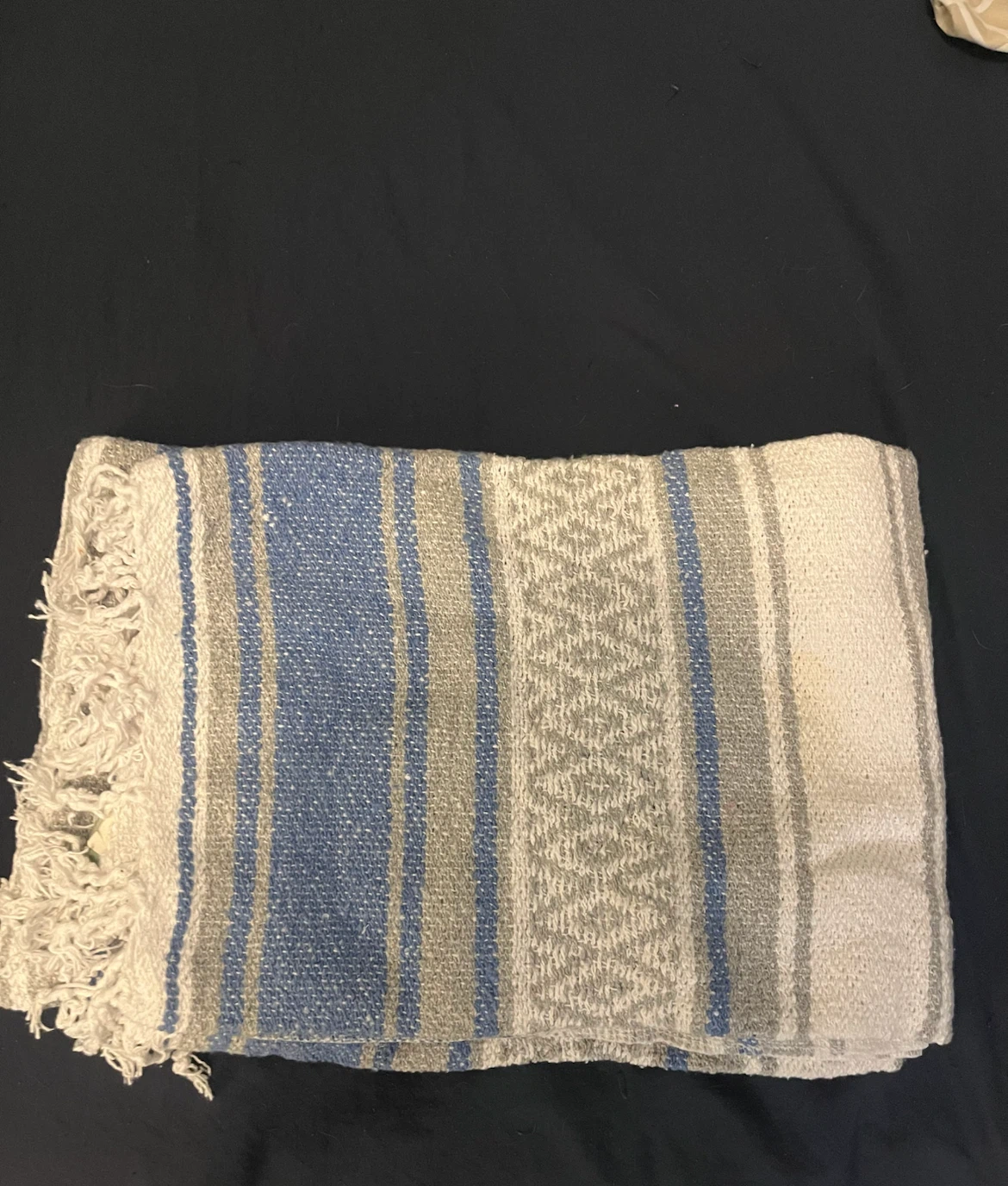 Brand New Striped Pastel Blanket
