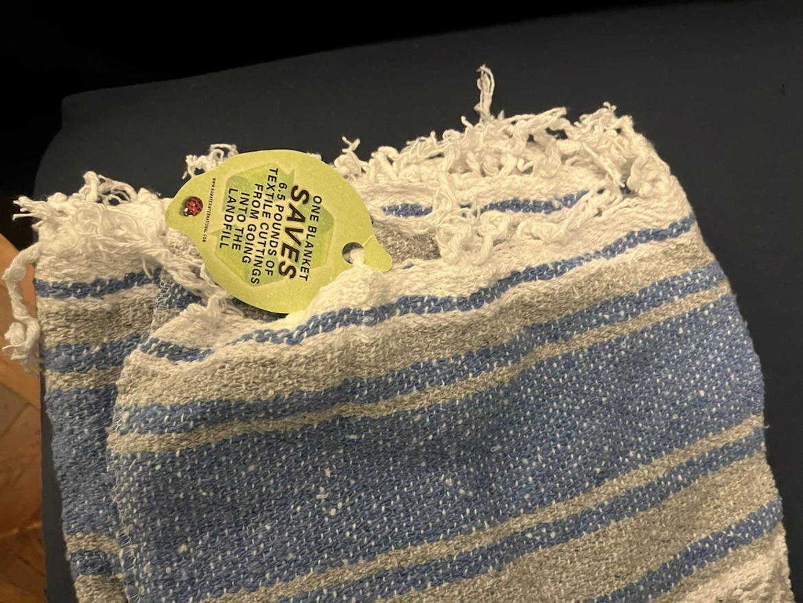 Brand New Striped Pastel Blanket - photo 4
