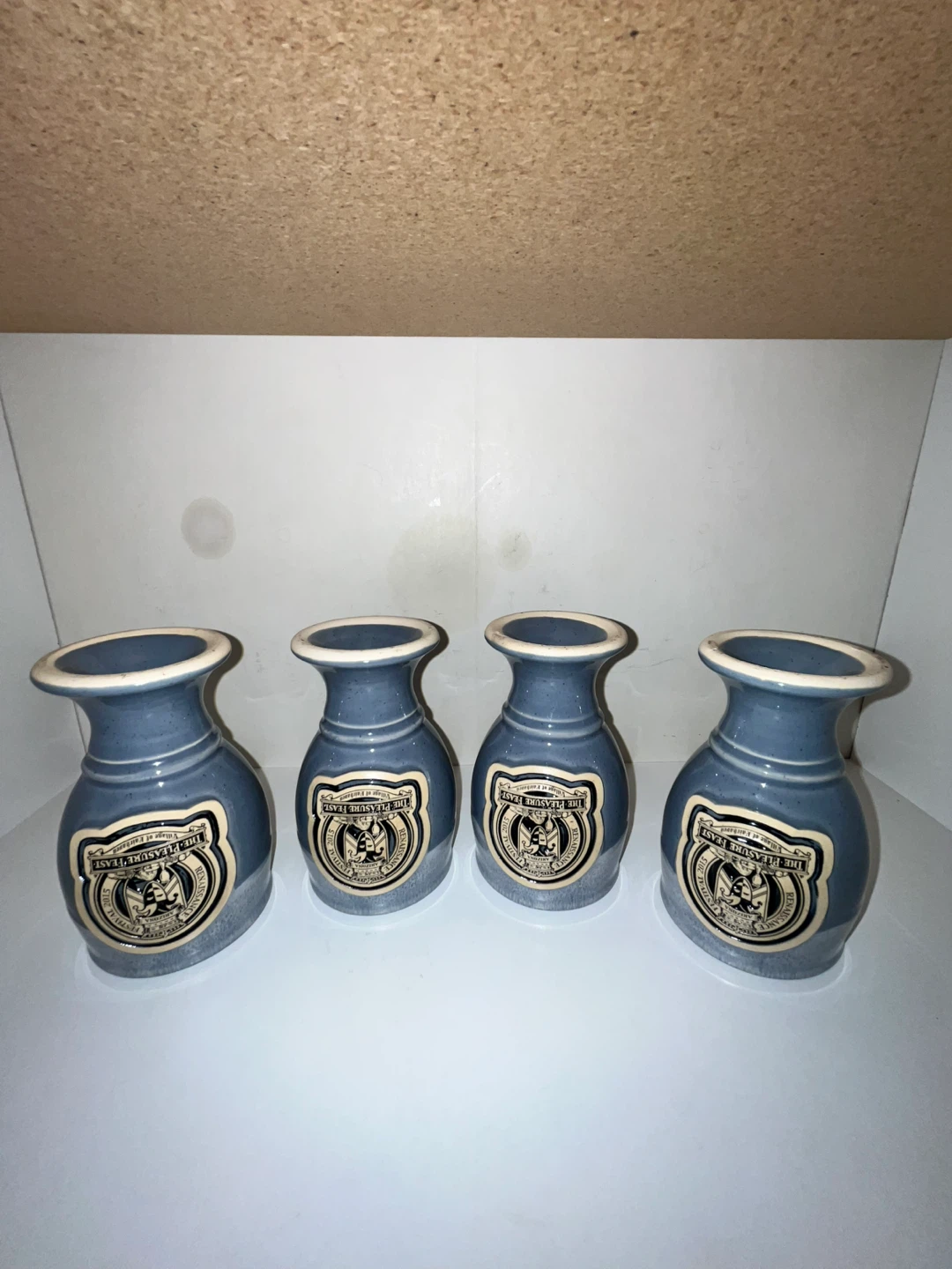 Set of 4 Arizona Renaissance Festival Ceramic Goblets - photo 5