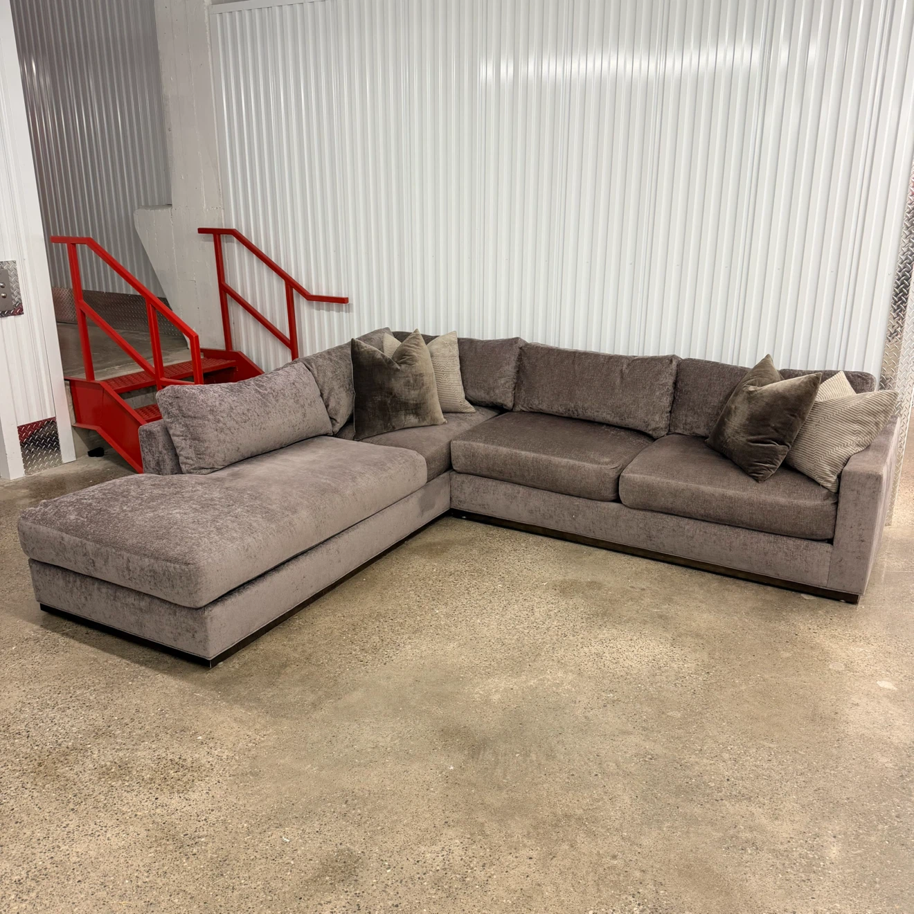 Thayer Coggin Sectional Sofa with Chaise
