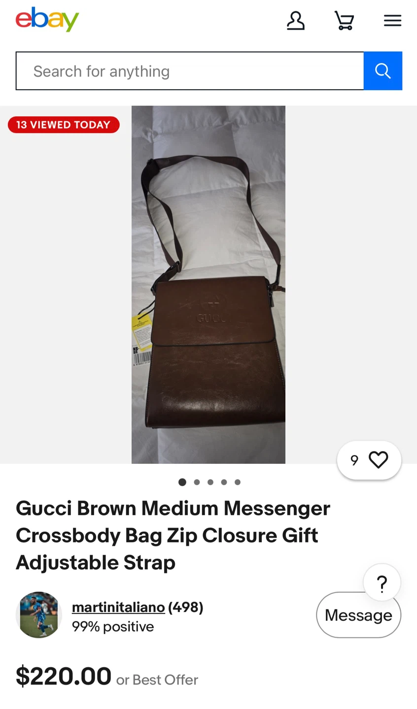 Gucci Brown Messenger Crossbody Bag - photo 3