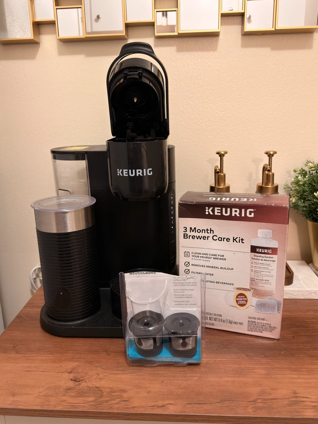 Keurig K-Café Essentials Coffee Maker with Milk Frother