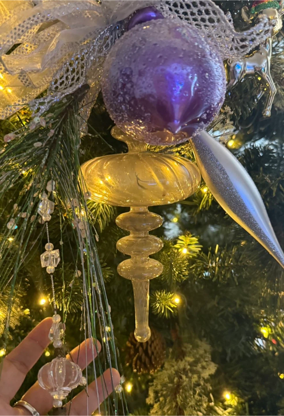 Decorative Glass Christmas Ornament