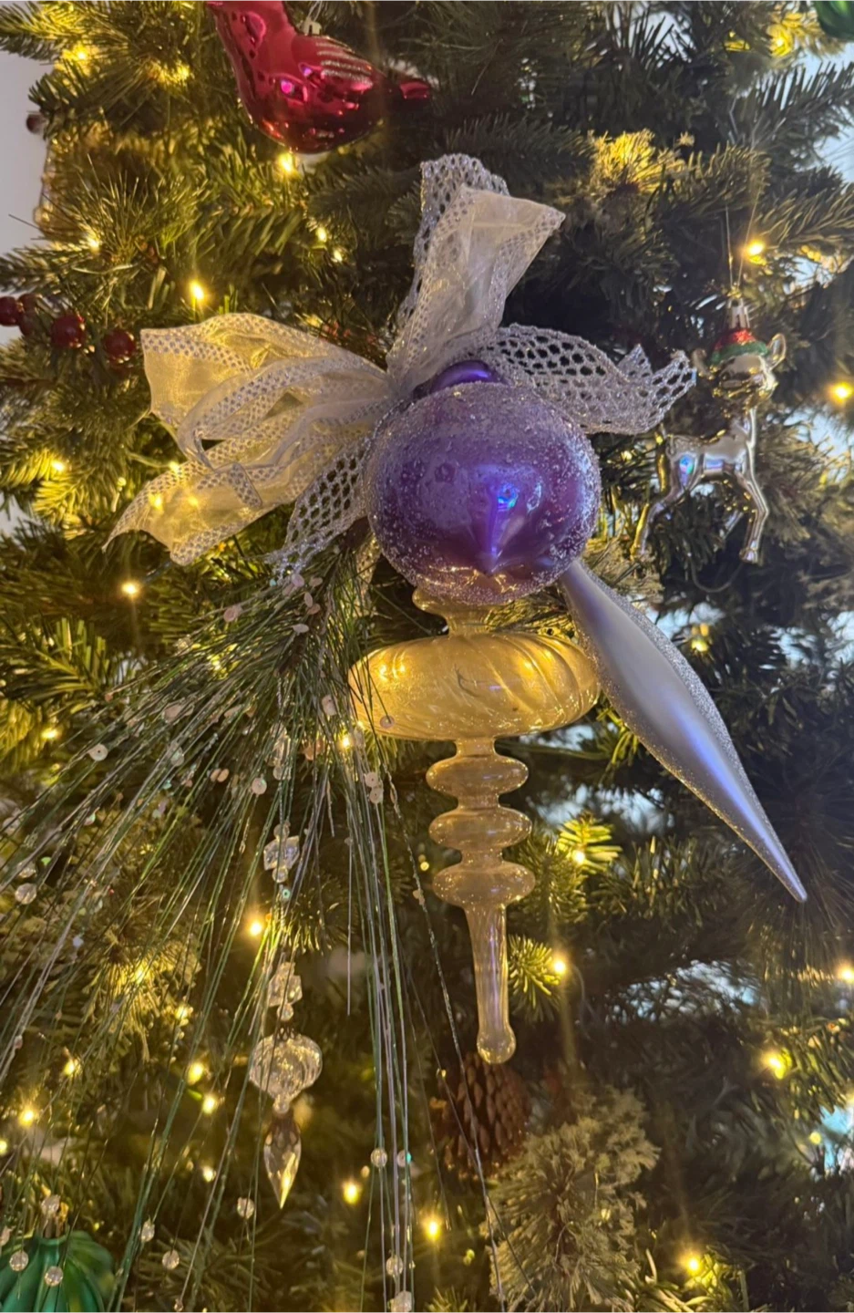 Decorative Glass Christmas Ornament - photo 2