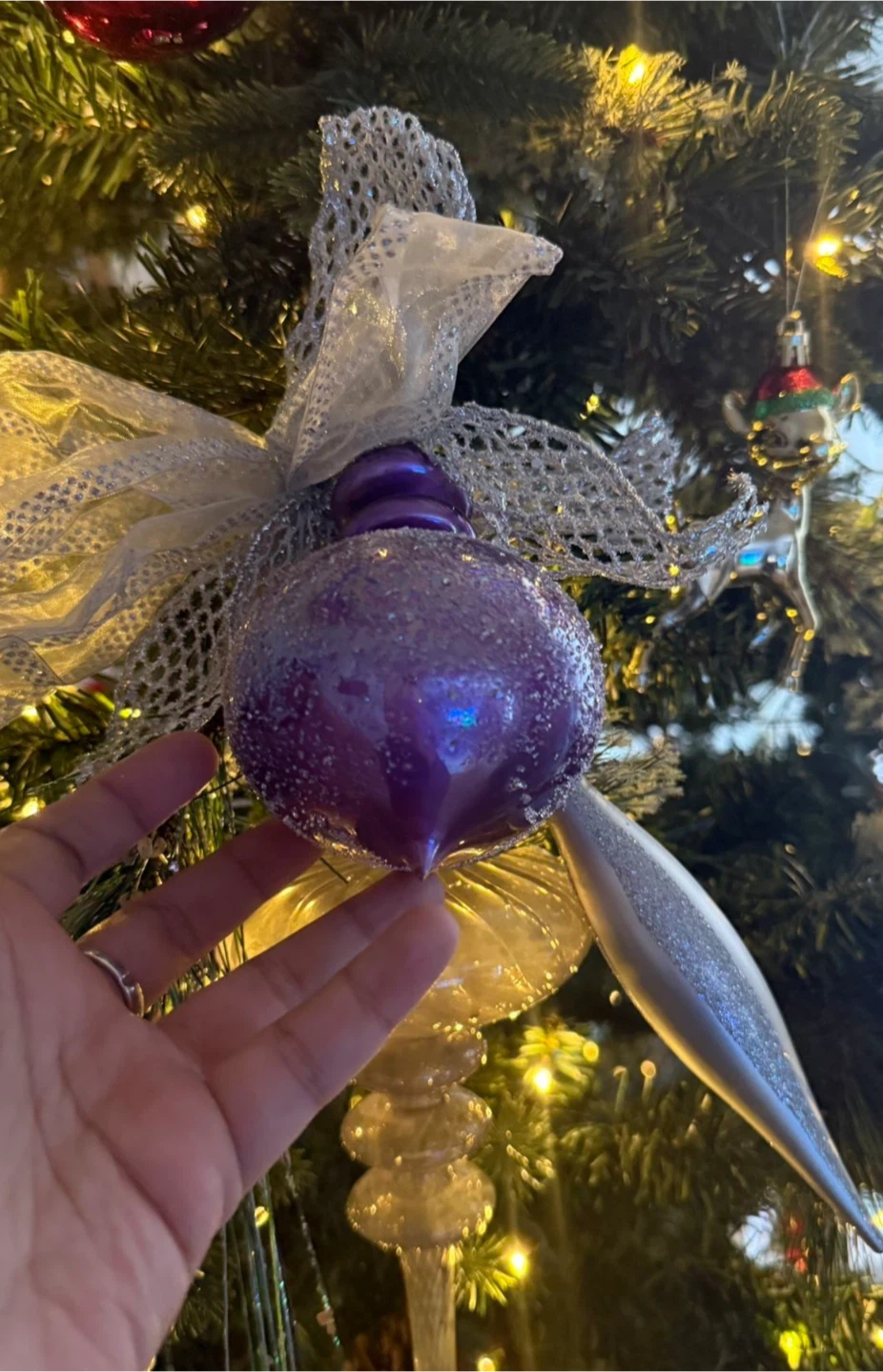 Decorative Glass Christmas Ornament - photo 4