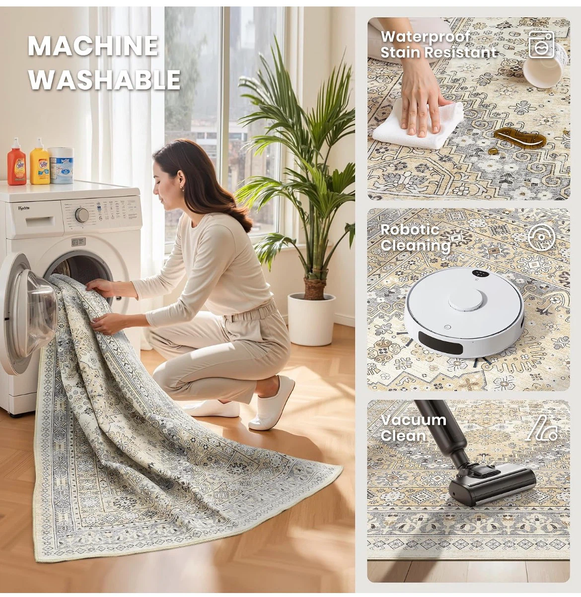 8x10 Large traditional area rug 8' x 10' - photo 4