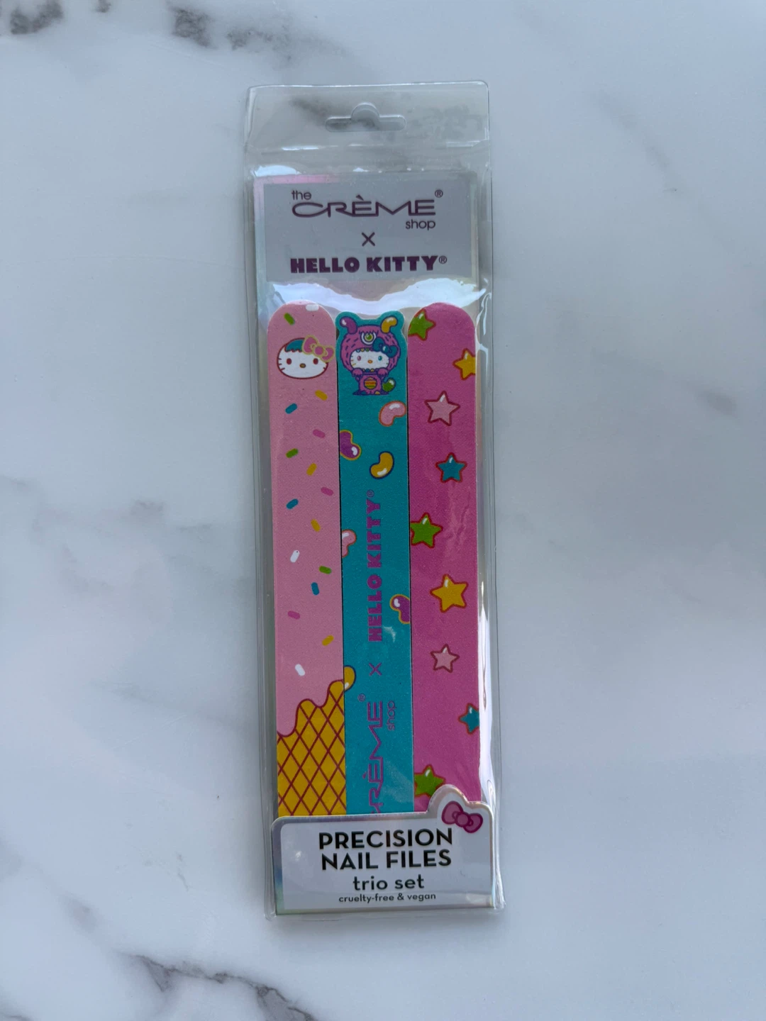 The Crème Shop x Hello Kitty Precision Nail Files Trio Set