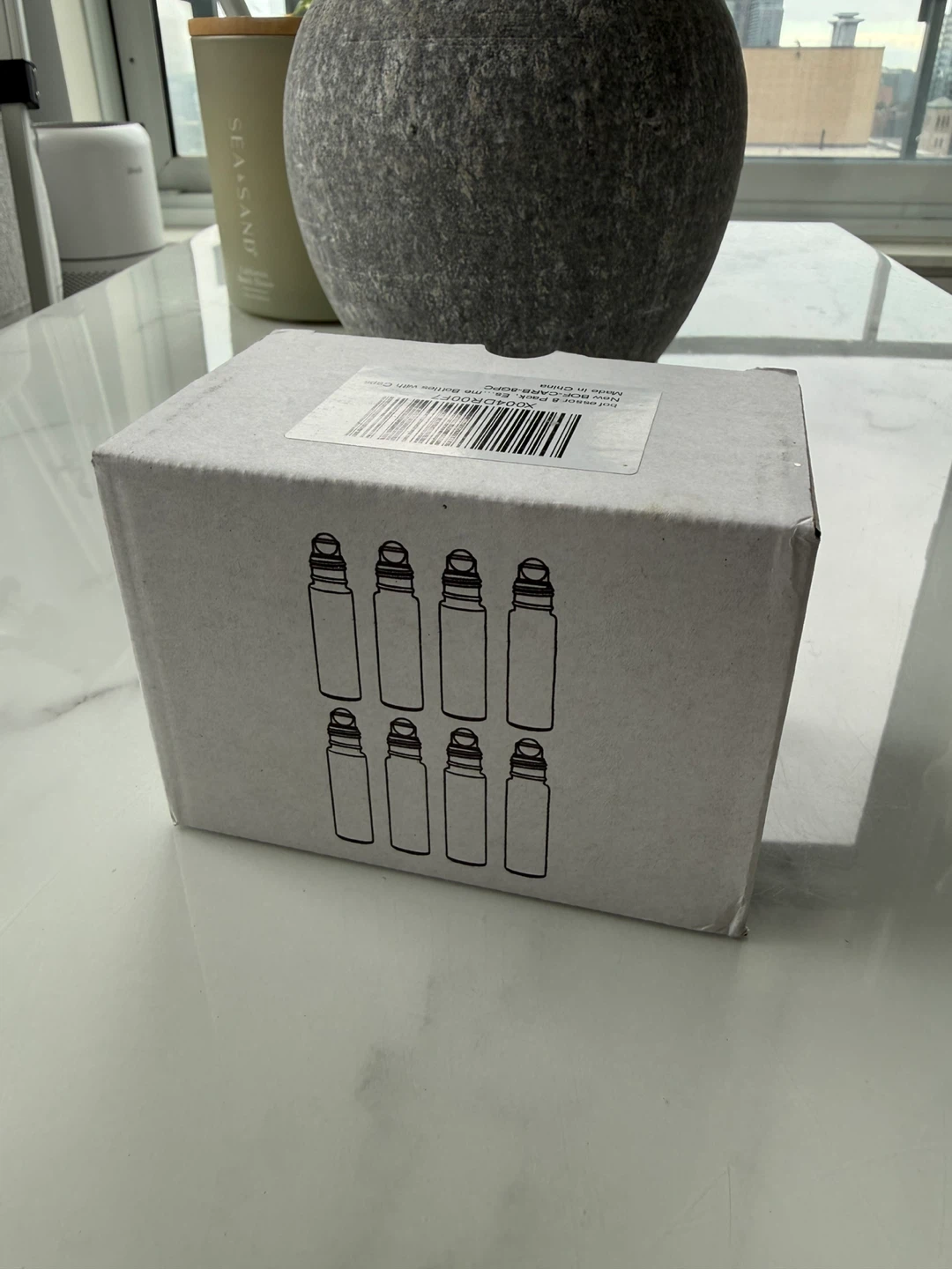 8-Pack Essential Oil Roller Bottles (1 missing)