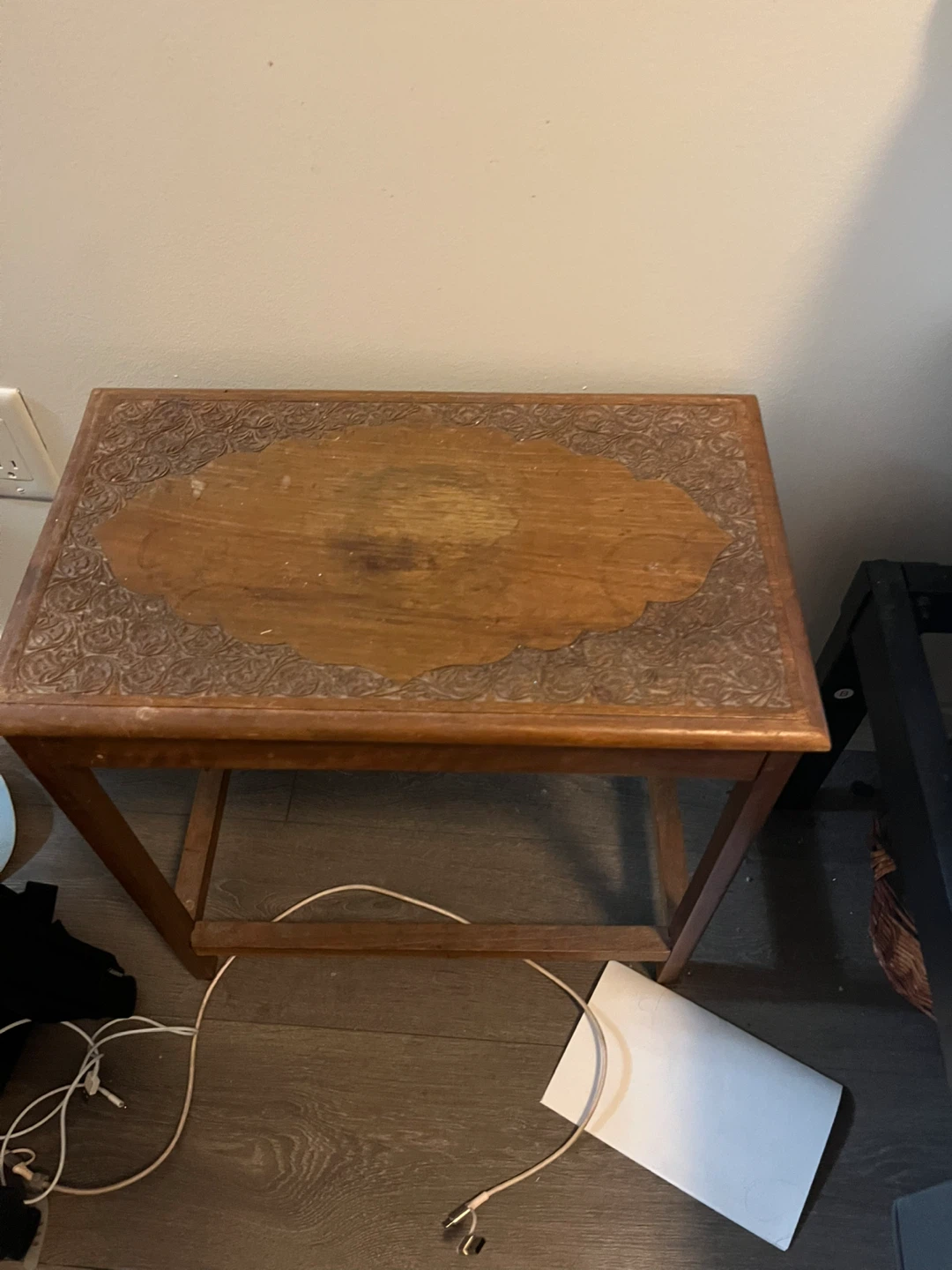 Vintage Wooden Side Table