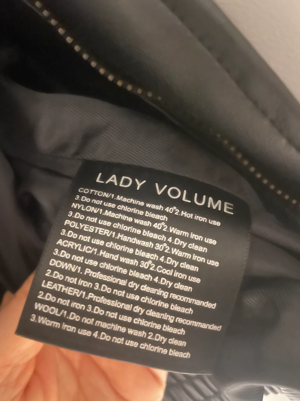 Lady Volume Faux Leather Bomber Jacket - photo 4