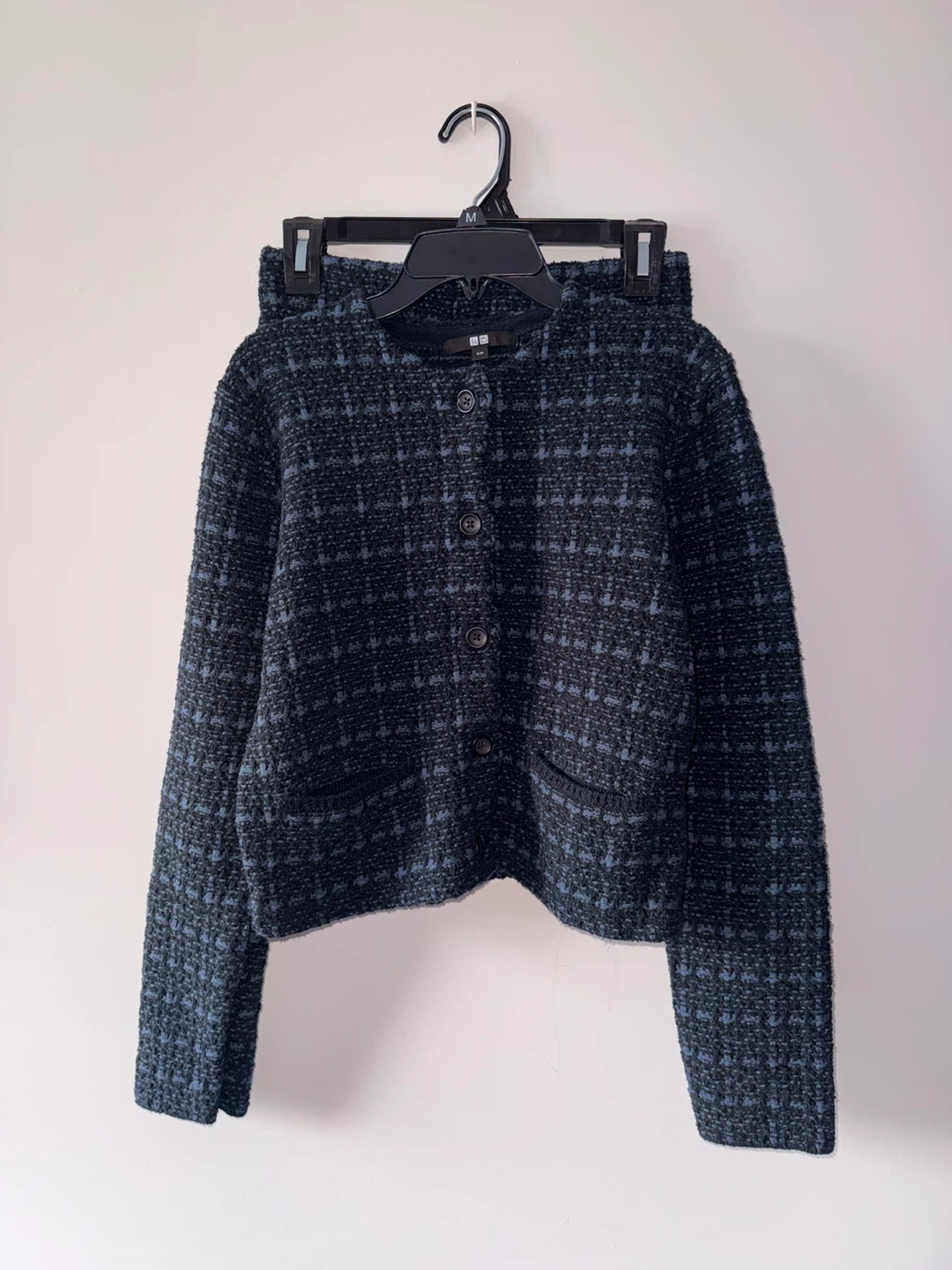 Uniqlo Tweed-Style Button Cardigan