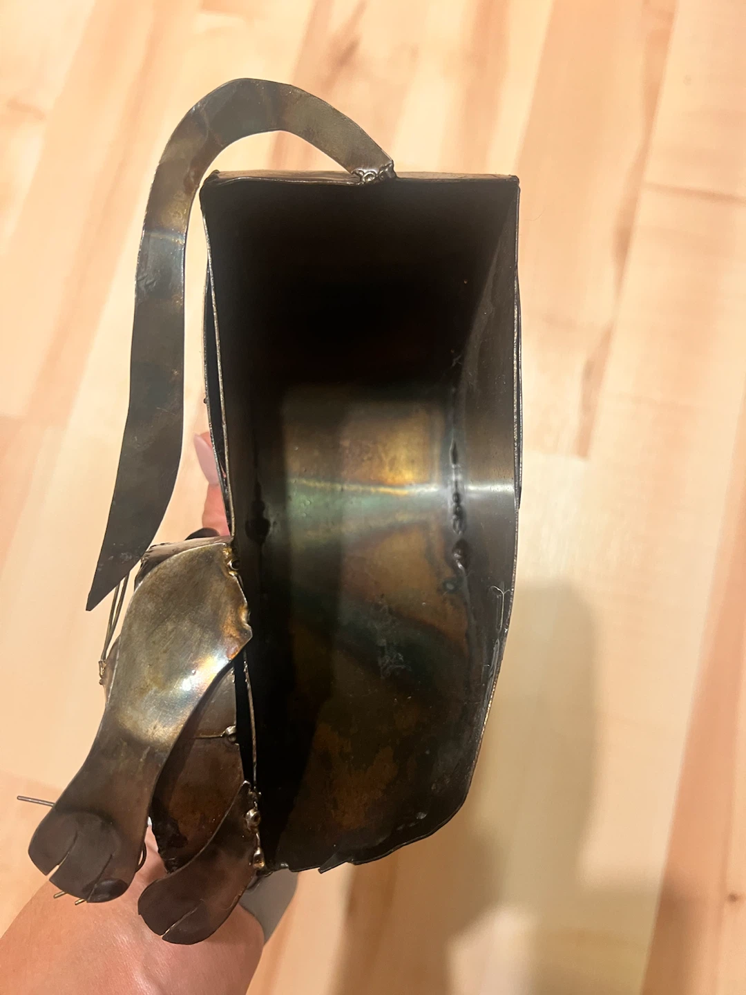 Metal Cat Sculpture - photo 3