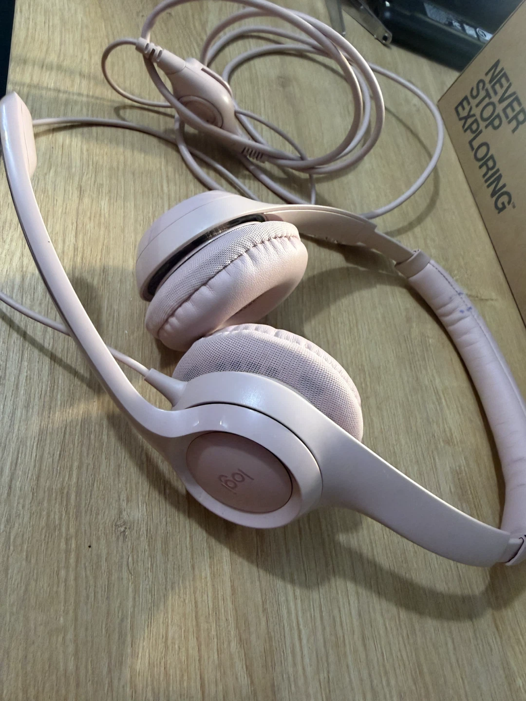 Logitech H390 Wired Headset - Rose