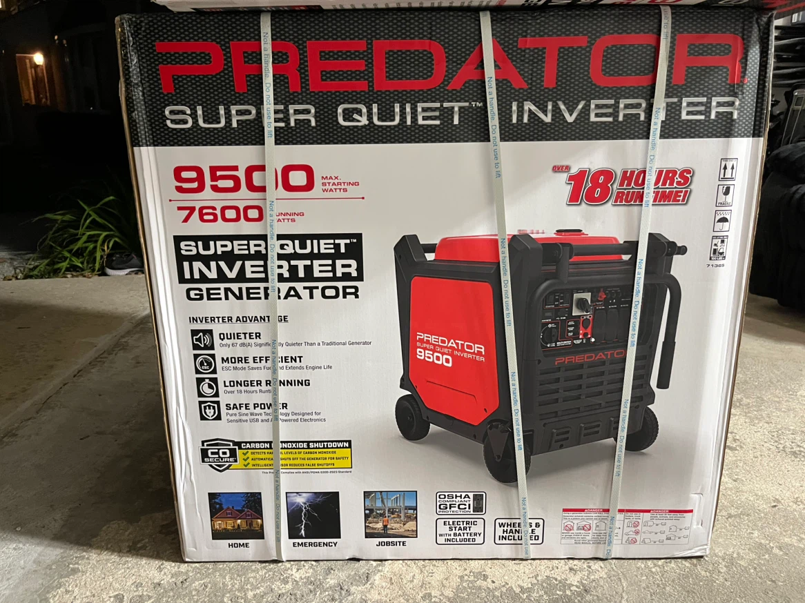 Predator 9500 Watt Super Quiet Inverter Generator - photo 5