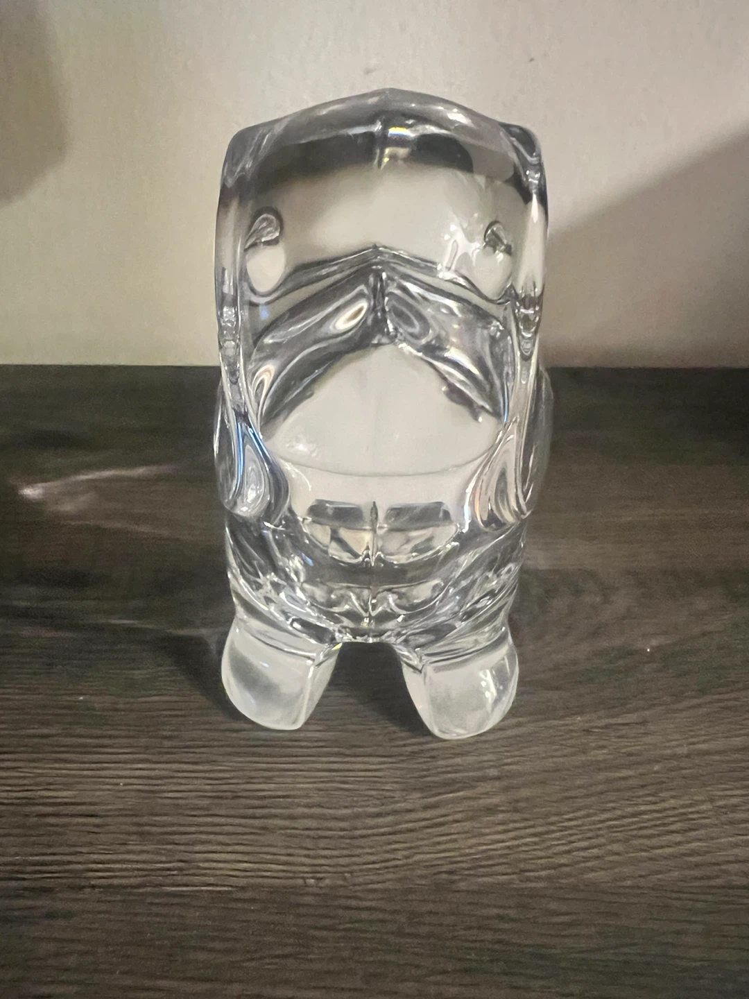 Clear Glass Puppy Figurine Bowl - photo 4