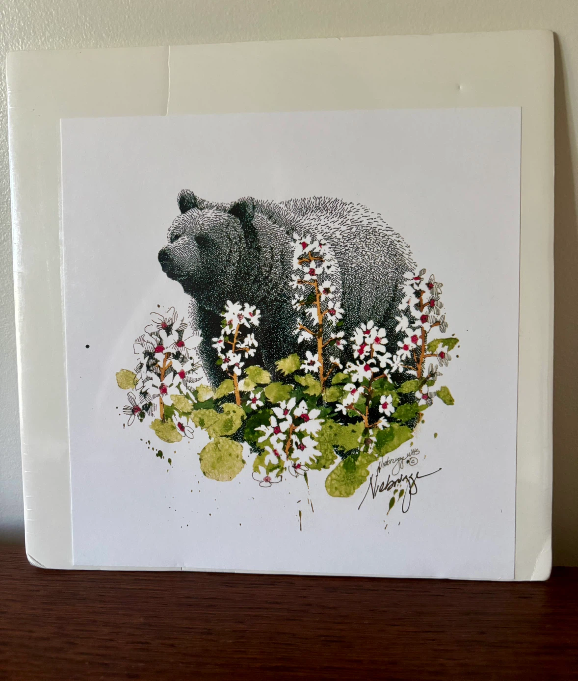 Gail Niebrugge Bearflower Bear Unframed Gallery Art - photo 5