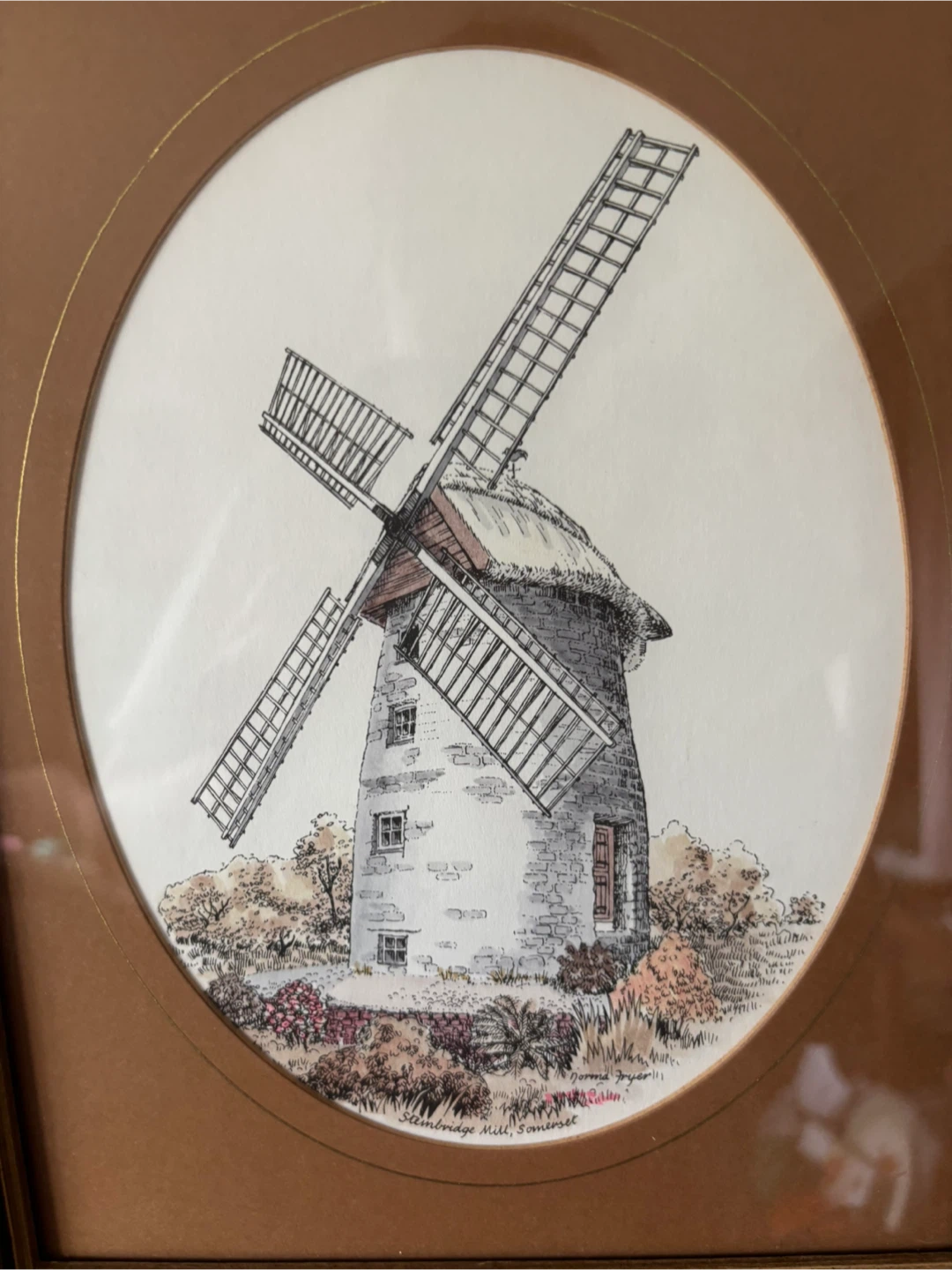 Set of 2 Norma Fryer Windmill Framed Prints - photo 4