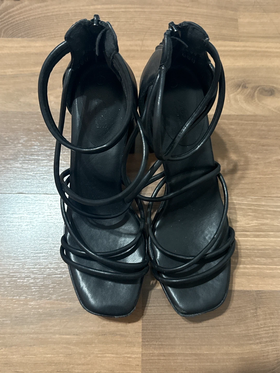 Ardene Black Strappy Heels