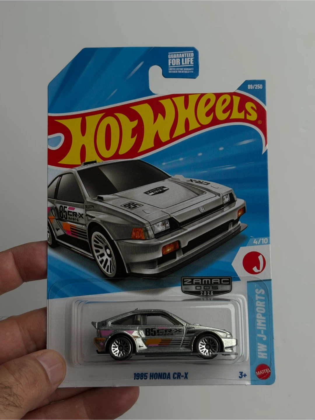 Hot Wheels 1985 Honda CR-X ZAMAC Edition
