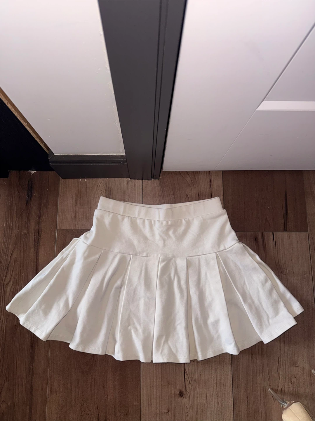 White Pleated Tennis Skirt