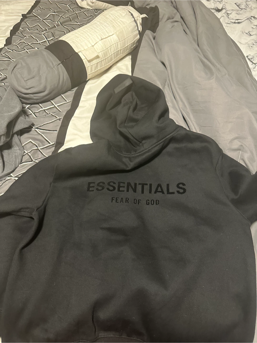 Essentials Fear of God Hoodie - Black - Size S - photo 3